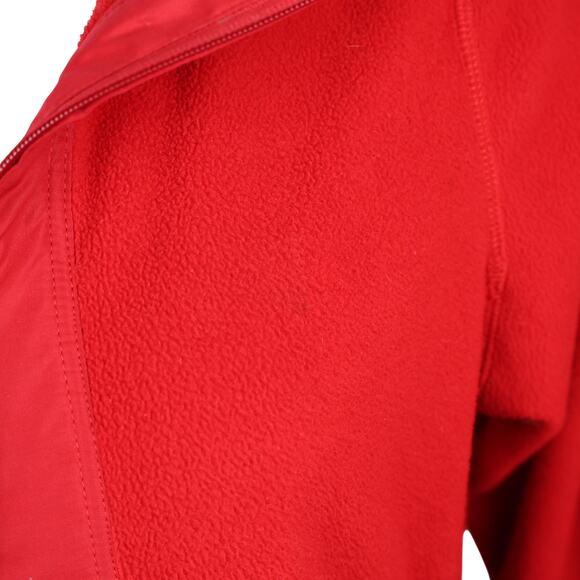 Coldwater Creek Red Fleece Jacket | Women’s S | Full Zip & Pockets - Picture 6 of 9